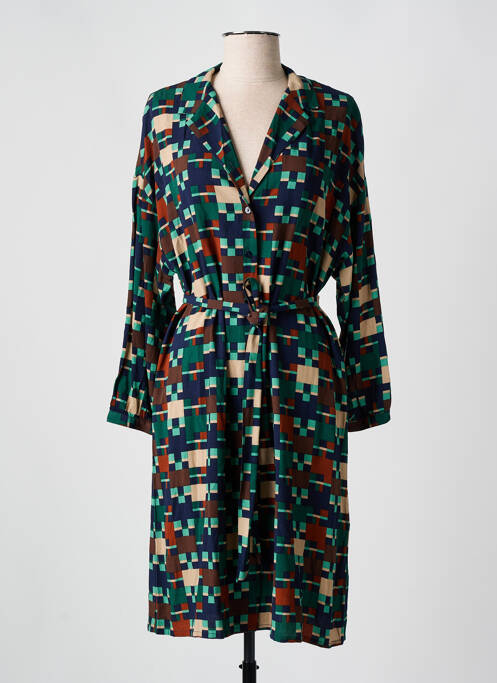 Robe mi-longue vert NICE THINGS pour femme