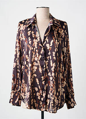 Chemisier marron CIVICO 1 pour femme