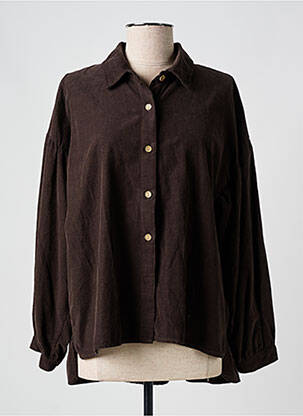 Chemisier marron WIYA pour femme