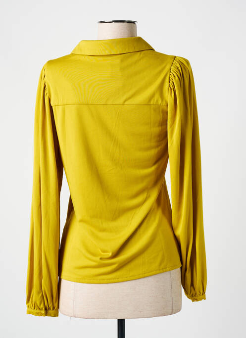 Polo manches longues manches longues jaune ESQUALO femme