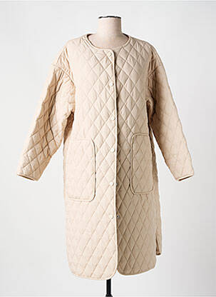 Doudoune poches sans capuche beige AÏKHA femme