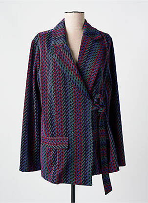 Veste casual col tailleur violet MÊME ROAD femme
