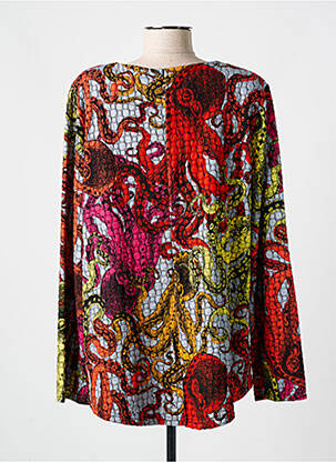 Veste casual col rond rouge OLIVER JUNG femme