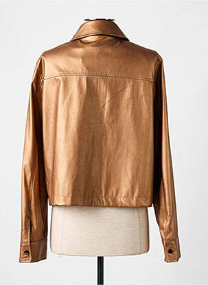 Veste simili cuir poches or ESQUALO femme