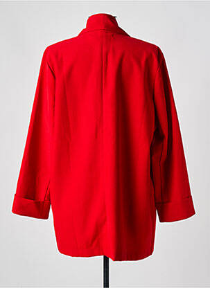 Blazer manches longues rouge TRAFFIC PEOPLE femme