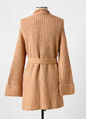 Gilet manches longues marron YEST pour femme seconde vue