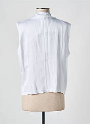 Gilet sans manche blanc CARLA GIANNINI pour femme seconde vue