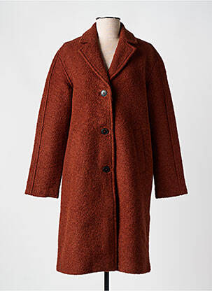 Manteau long marron NICE THINGS pour femme