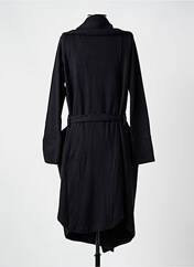 Manteau long noir URBAN pour femme seconde vue