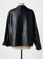 Veste simili cuir noir MAT. pour femme seconde vue