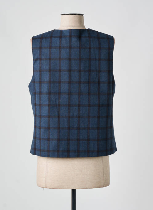 Gilet sans manche coupe cintrée bleu NICE THINGS femme