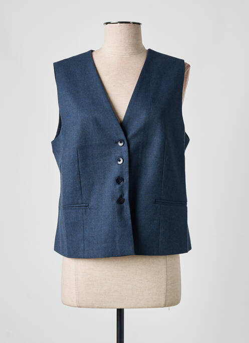 Gilet sans manche bleu NICE THINGS pour femme