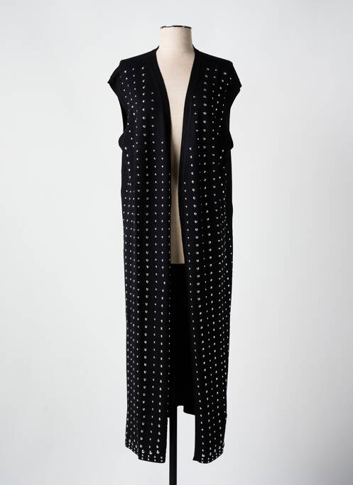 Gilet sans manche noir MAT. pour femme