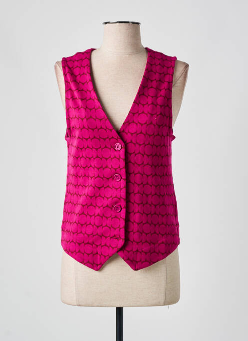 Gilet sans manche rose ZILCH pour femme