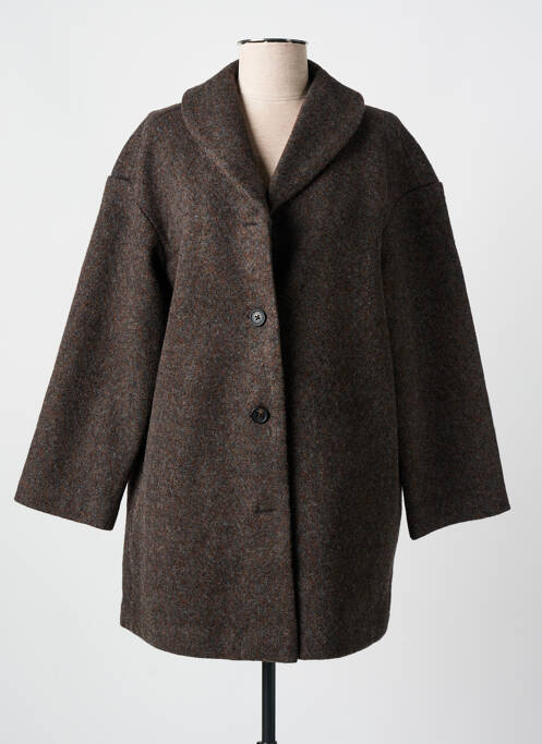 Manteau court gris NICE THINGS pour femme