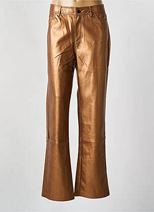 Pantalon flare coupe évasée marron ESQUALO femme