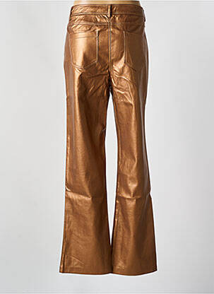 Pantalon flare coupe évasée marron ESQUALO femme
