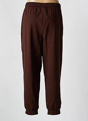 Pantalon droit taille élastique bleu MAT. femme