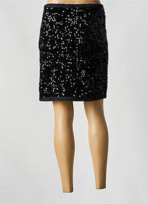 Jupe courte coupe droite noir ZIBI LONDON femme