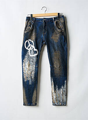 Jeans coupe slim bleu COUTUREVE pour femme