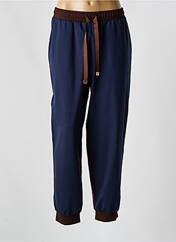 Pantalon droit bleu MAT. pour femme seconde vue