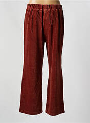 Pantalon droit marron NICE THINGS pour femme seconde vue