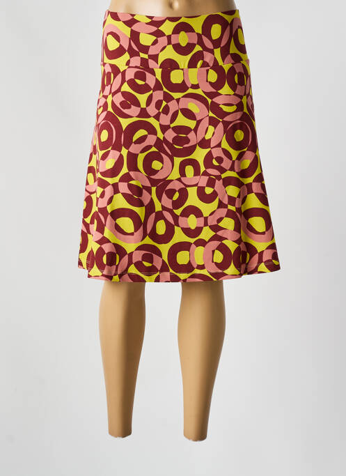 Jupe mi-longue rouge ZILCH pour femme