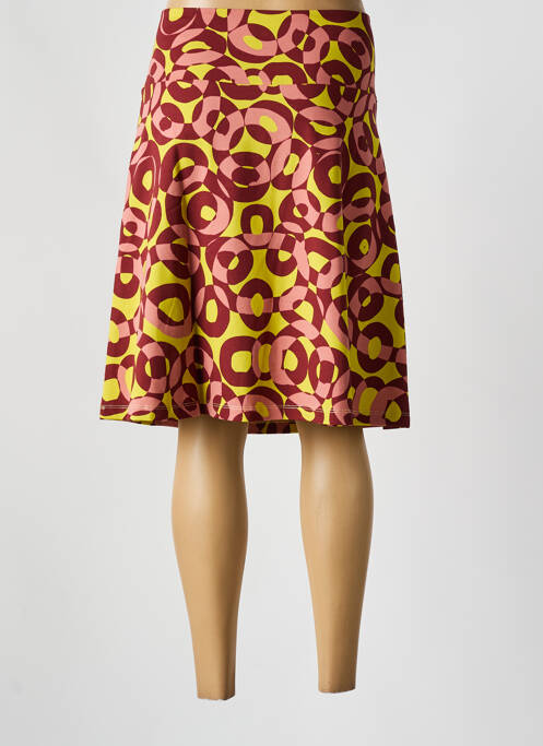 Jupe mi-longue rouge ZILCH pour femme