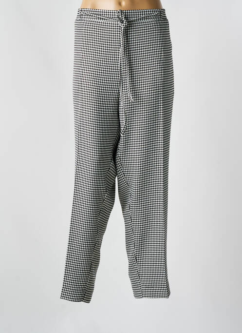 Pantalon droit noir MAT. pour femme