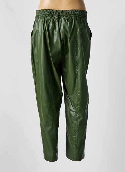 Pantalon droit vert MAT. pour femme