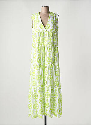 Robe longue sans manche sans manche jaune VALERIE KHALFON femme