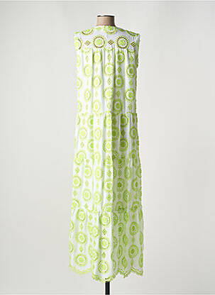 Robe longue sans manche sans manche jaune VALERIE KHALFON femme