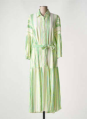 Robe longue manches longues manches longues beige VALERIE KHALFON femme