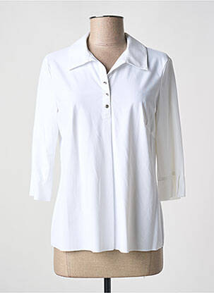 Polo manches 3/4 manches 3/4 blanc SPORTALM femme