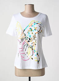 T-shirt sérigraphie manches courtes blanc SPORTALM femme