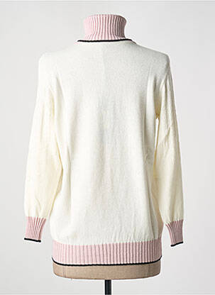 Pull coupe cintrée manches longues rose TRICOT CHIC femme