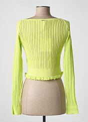 Gilet manches longues jaune FRACOMINA pour femme seconde vue