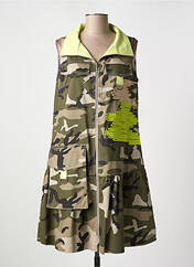 Robe courte vert TRICOT CHIC pour femme seconde vue