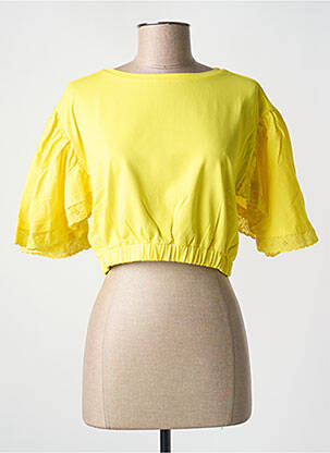 Top jaune FRACOMINA pour femme