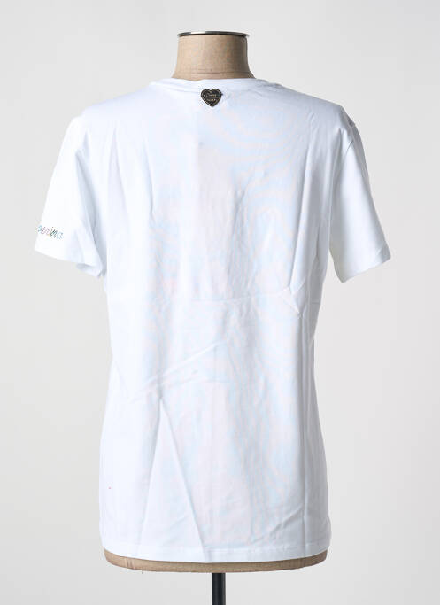 T-shirt sérigraphie manches courtes blanc FRACOMINA femme