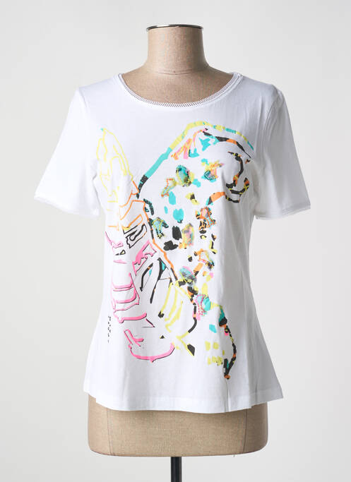 T-shirt sérigraphie manches courtes blanc SPORTALM femme