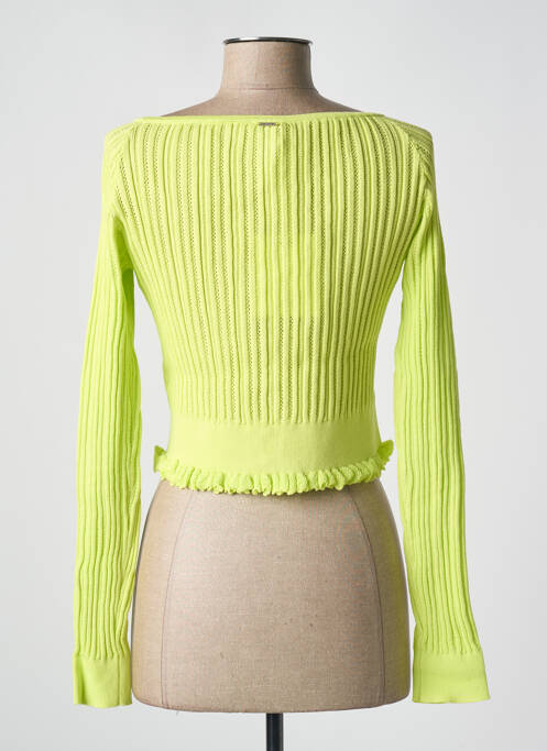 Gilet manches longues jaune FRACOMINA pour femme