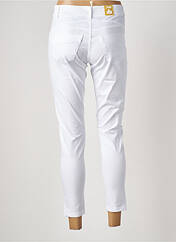 Pantalon 7/8 blanc MADEMOISELLE SANS GÊNE pour femme seconde vue