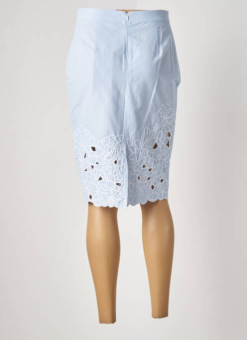 Jupe mi-longue bleu FRACOMINA femme