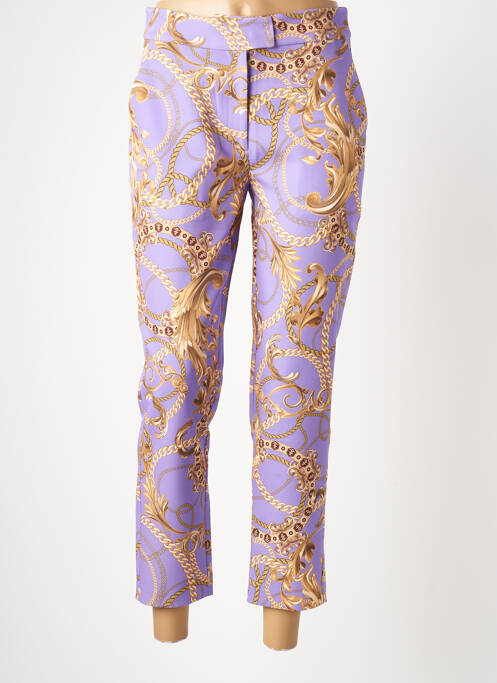 Pantalon 7/8 violet FRACOMINA pour femme