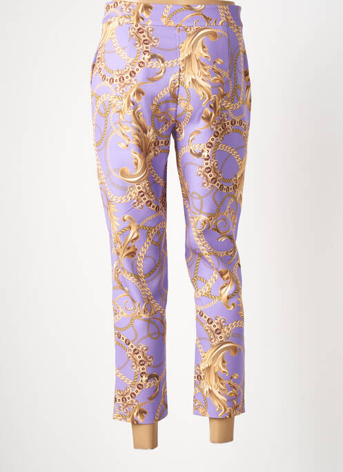 Pantalon 7/8 violet FRACOMINA pour femme