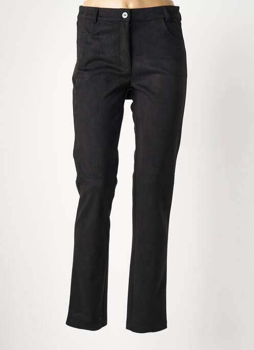 Pantalon slim noir TRICOT CHIC pour femme