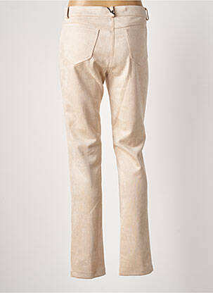 Pantalon slim stretch taille normale beige TRICOT CHIC femme