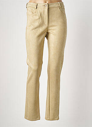 Pantalon slim stretch taille normale vert TRICOT CHIC femme