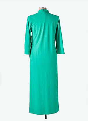 Robe longue coupe cintrée manches 3/4 vert SPORTALM femme